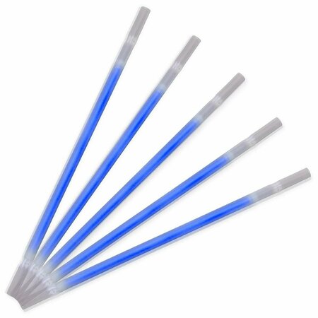SURPRISE Blue Glow Drinking Straws, 25PK SU2796775